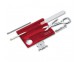 SwissCard Nailcare Victorinox, rojo transparente