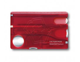 SwissCard Nailcare Victorinox, rojo transparente