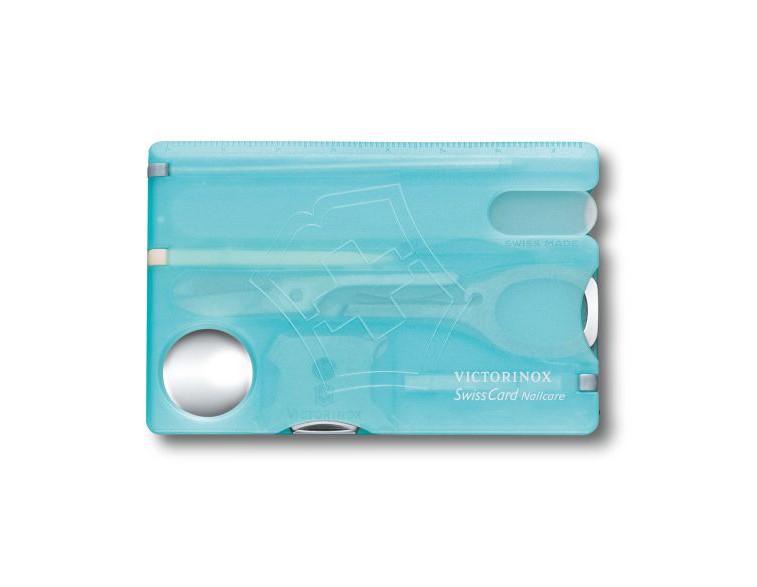 SwissCard Nailcare Victorinox, rojo transparente