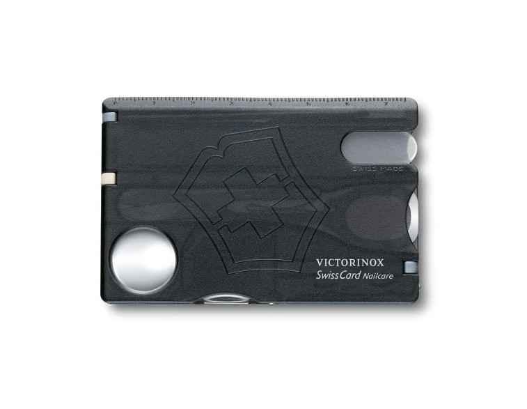 SwissCard Nailcare Victorinox, rojo transparente