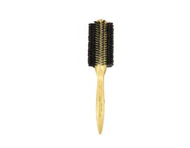Cepillo para cabello ovalado cerda de jabalí y mango madera