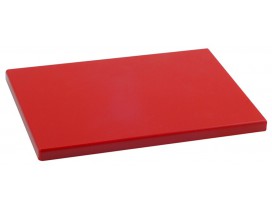 Tabla de corte polietileno rojo 40x30x2 cm