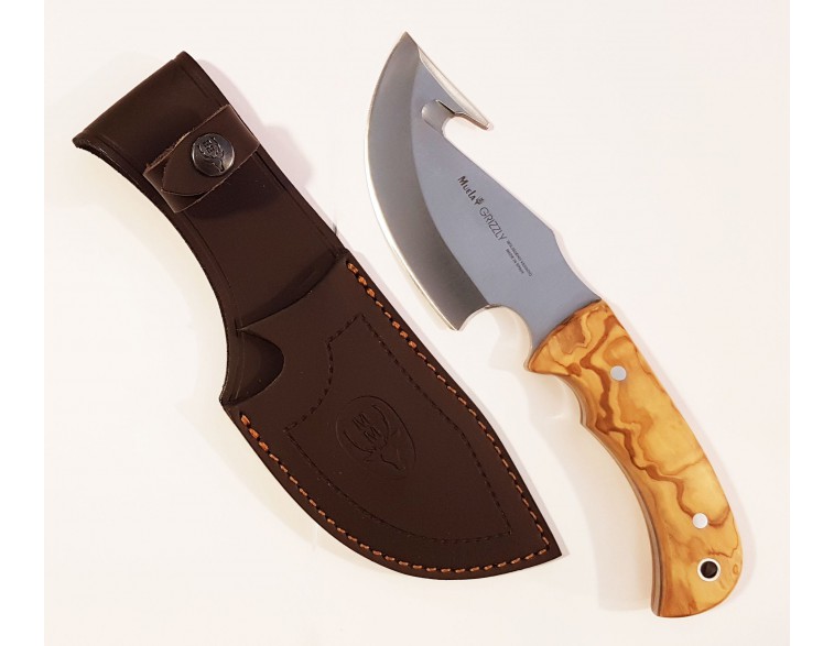 Cuchillo-desollar-Muela-Grizzly-olivo