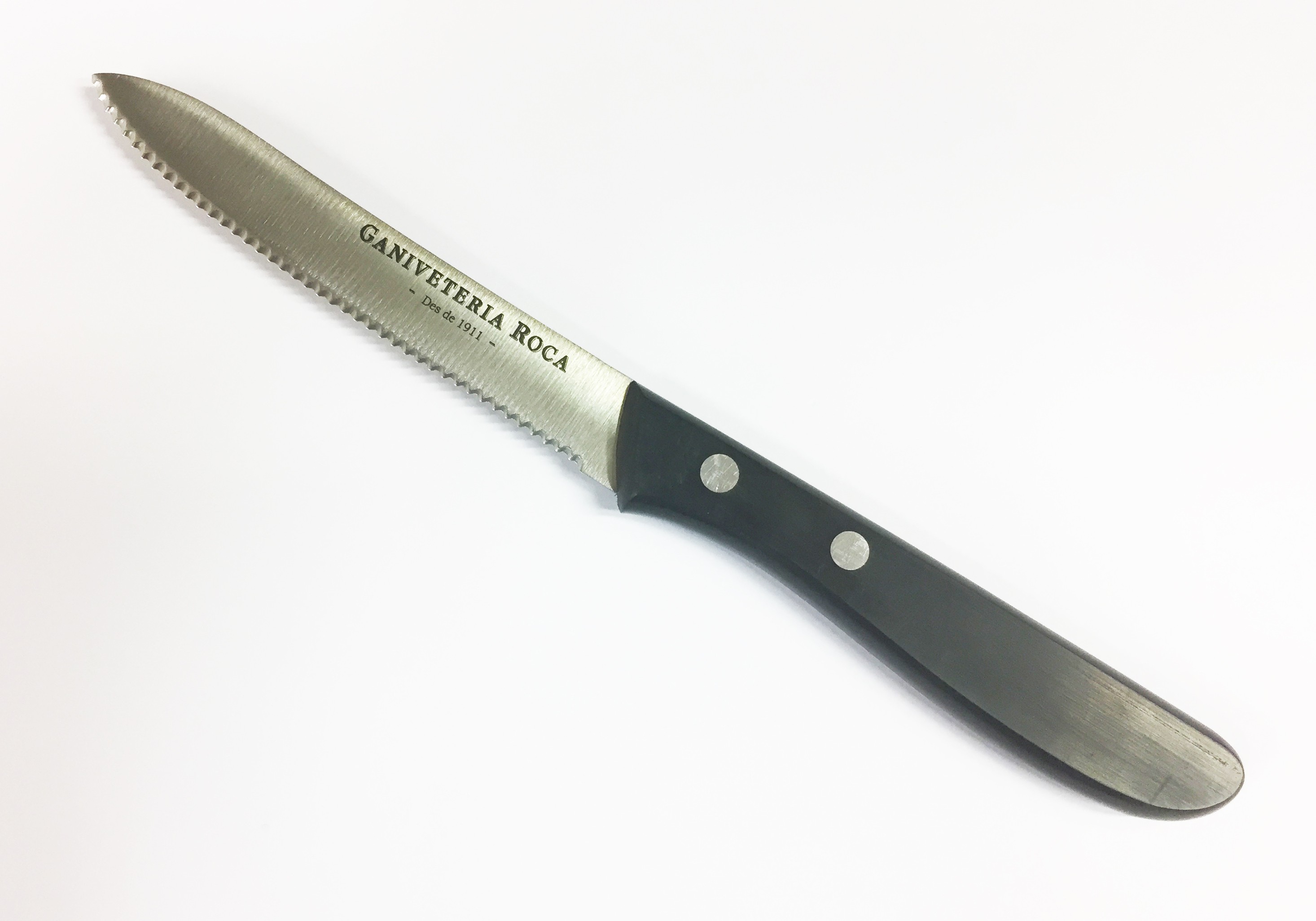 Cuchillo para mesa con sierra acero inoxidable