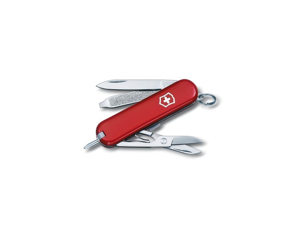 Navaja Victorinox Signature 8 usos Rojo Translúcido