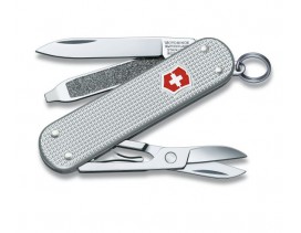 Navaja Victorinox mini 5 usos Classic Alox aluminio grabado