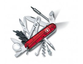 Navaja Victorinox mediana CyberTool Lite 34 usos roja translúcida