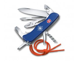 Navaja Victorinox mini 7 usos Swiss Lite con linterna azul