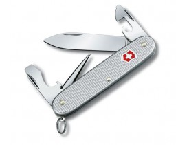 Navaja Victorinox mediana 8 usos Pioneer Alox aluminio grabado