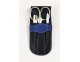 Estuche-manicura-3-piezas-Dreiturm-Duocolor-negro-azul