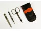Estuche-manicura-3-piezas-Dreiturm-Duocolor-negro-naranja