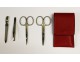 Estuche-manicura-4-piezas-Dreiturm-Rosso-rojo-2-tijeras