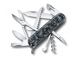Navaja Victorinox mediana 15 usos Huntsman camuflaje azul