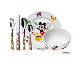 Set cubertería y vajilla 6 piezas infantil WMF Mickey Mouse