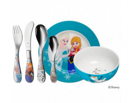 Set cubertería y vajilla 6 piezas infantil WMF Frozen