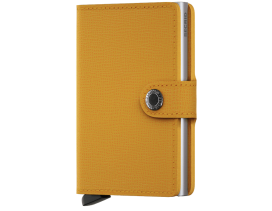 Tarjetero Secrid MiniWallet Crisple Amber Amarillo
