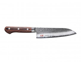 Cuchillo japonés santoku Suncraft Senzo universal 167 mm Damasco