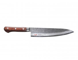 Cuchillo japonés chef Suncraft Senzo universal 210 mm Damasco