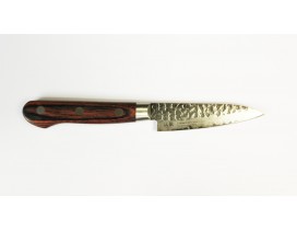 Cuchillo japonés pelador Suncraft Senzo universal 90 mm Damasco