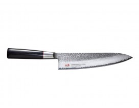 Cuchillo-japonés-chef-Suncraft-Senzo-Classic-20-cm-Damasco-martilleado