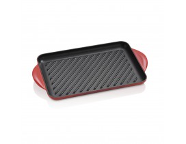 Parrilla grill rectangular 32,5x22 cm Le Creuset cereza