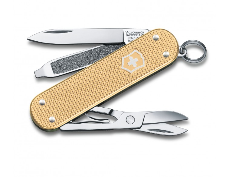 Navaja Victorinox EDICIÓN LIMITADA 2019 Classic 5 usos Alox Gold