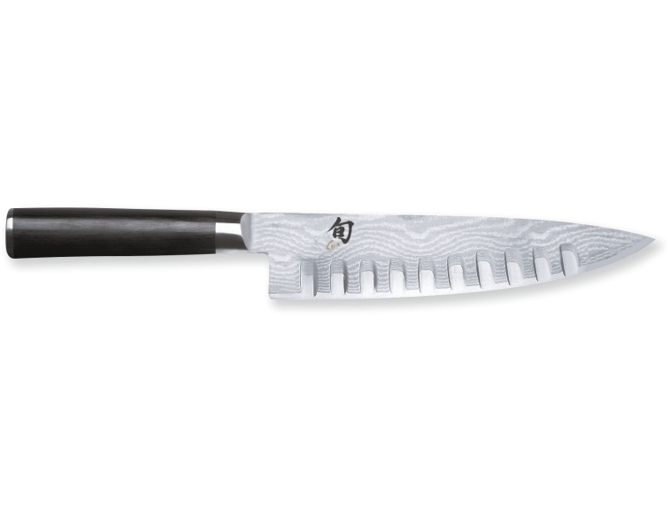 Cuchillo-Kai-Shun-Classic-chef-alveolado