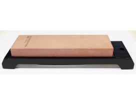 Piedra japonesa de afilar cuchillos Gr 1000 con base