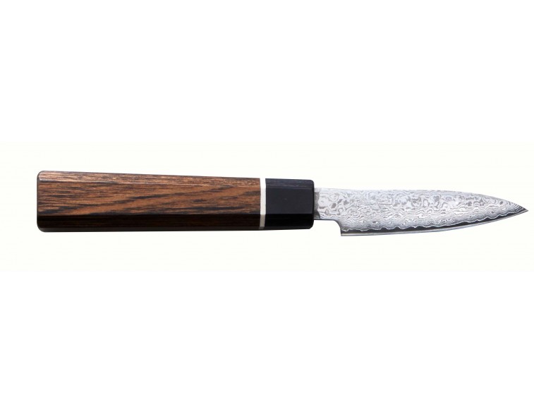Cuchillo-japonés-pelador-Suncraft-Senzo-Black-80-mm-Damasco