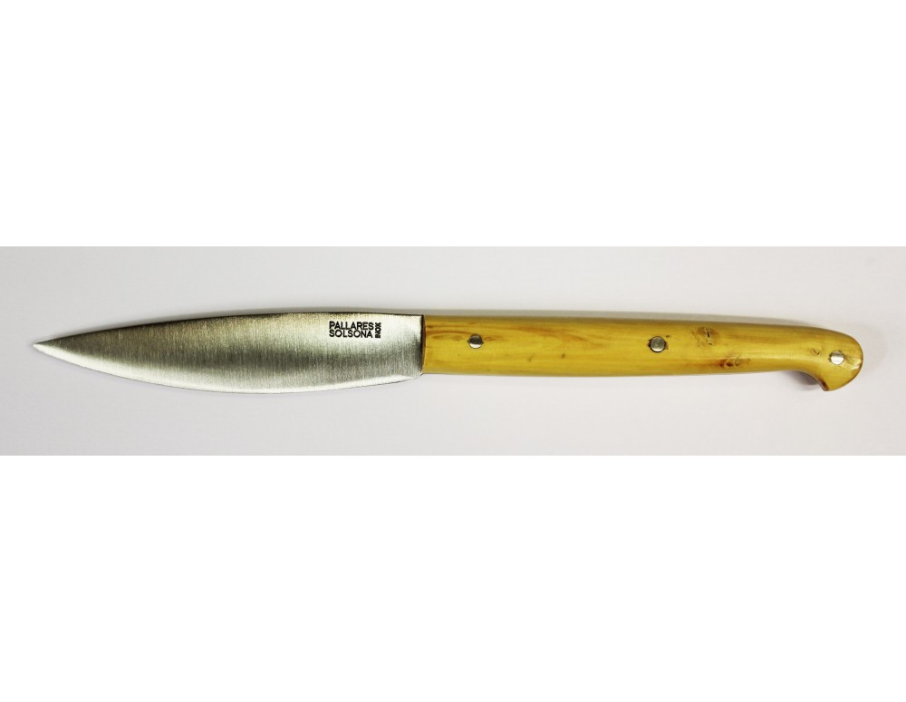 Cuchillo mesa inox Pallarès Solsona madera boj 10 cm - Ganivetería