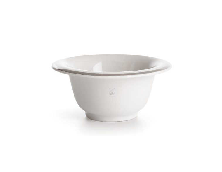 Bol de afeitar Mühle porcelana blanca