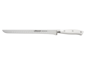 Cuchillo jamonero alveolado Arcos Riviera blanco 25 cm