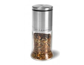 Molinillo para hierbas, especias y semillas Cole & Mason en cristal y acero inoxidable