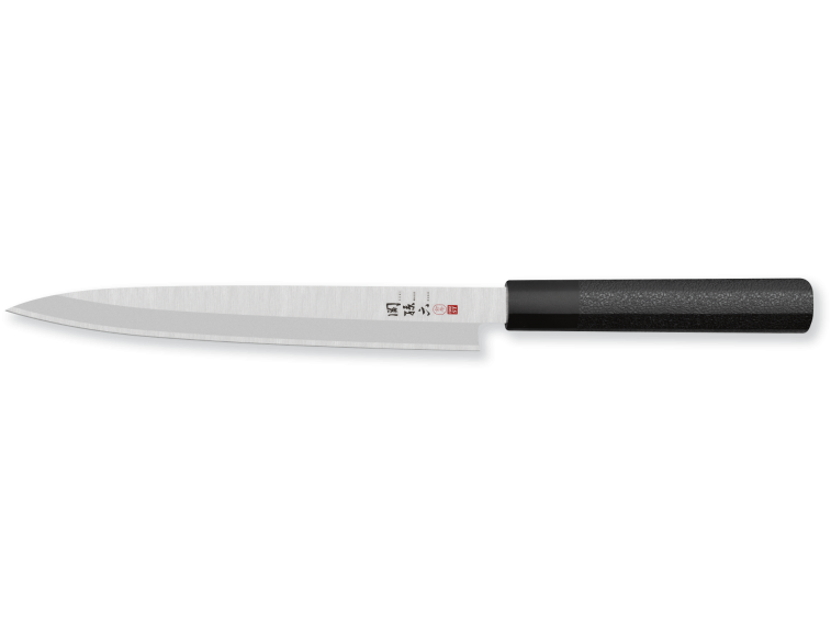 Cuchillo-japonés-yanagiba-ZURDOS-KAI-Seki-Magoroku-Hekiju 21 cm