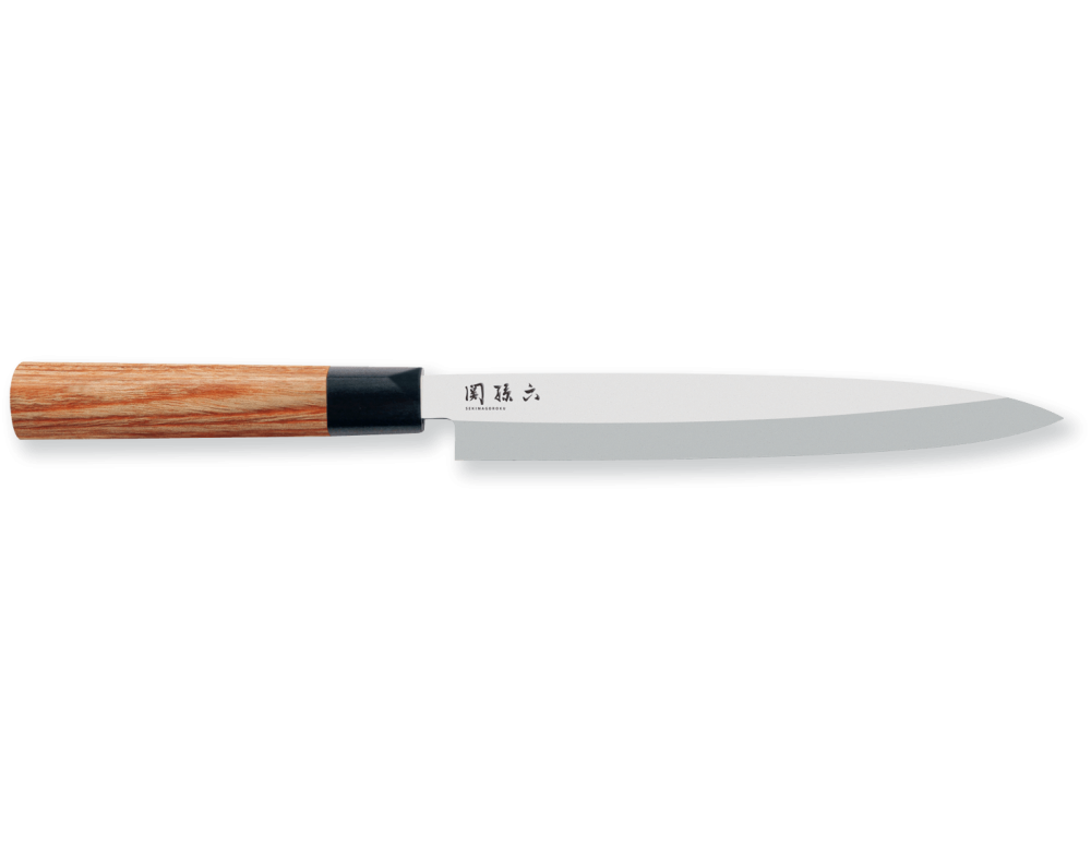 Cuchillo japonés yanagiba KAI Seki Magoroku Redwood 21 cm