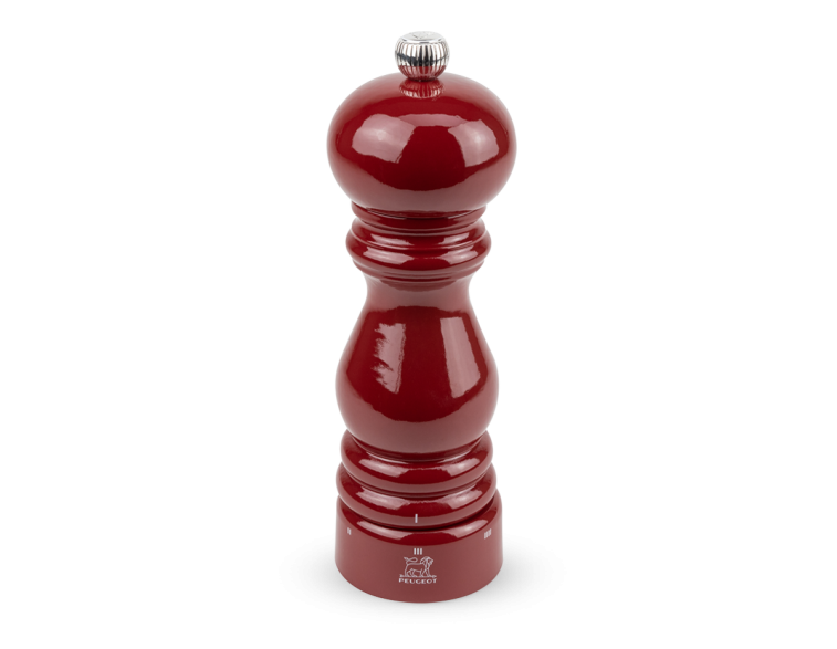 Molinillo-Peugeot-manual-sal-Paris-u'Select-madera-lacada-roja-18-cm