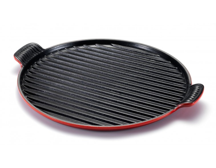 Parrilla-grill-redonda-XL-32-cm-Le-Creuset-cereza