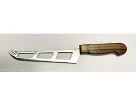 Cuchillo queso tierno y muy tierno 16 cm madera nogal Ganiveteria Roca