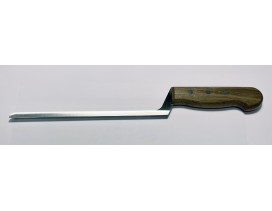 Cuchillo queso tierno y muy tierno 16 cm madera nogal Ganiveteria Roca -  Ganivetería Roca