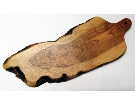 Llesca rústica para cortar o servir madera de olivo