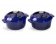 Set-2-cacerolas-mini-Wöll-Iron-10-cm-azul-cobalto