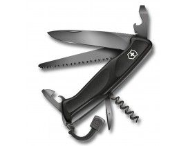 Navaja Victorinox grande Ranger Grip 12 funciones Onyx Black Edition