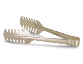 Pinzas para pasta y ensalada Comas Expert PVD satin champagne