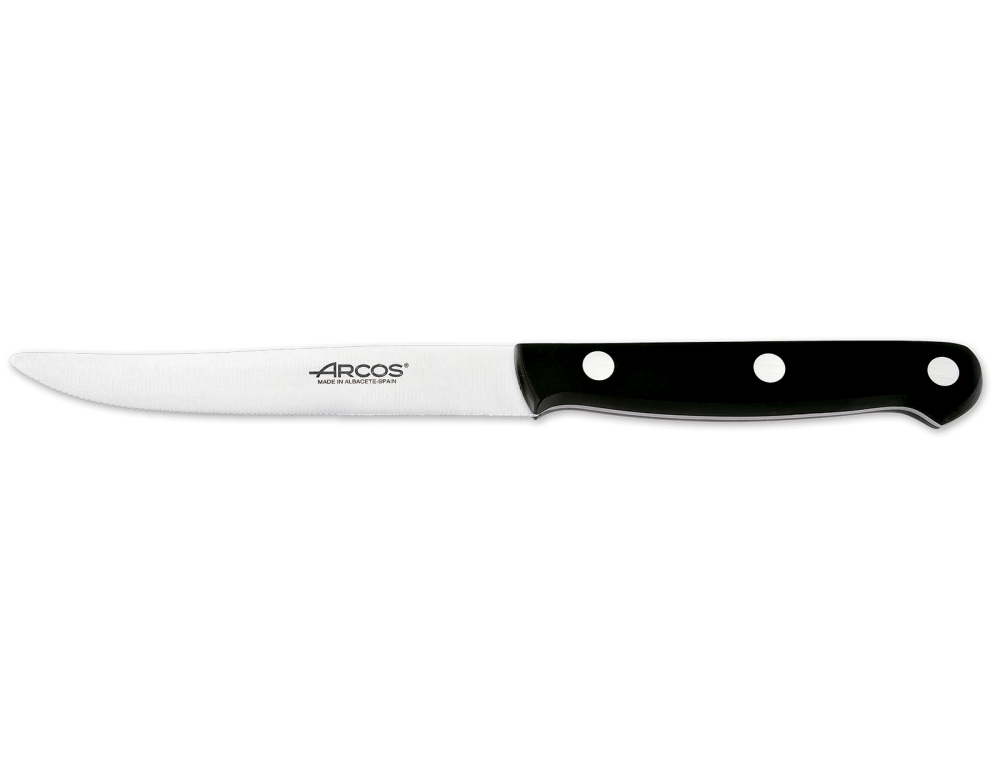 Cuchillo chuletero con mango blanco - Arcos 374824