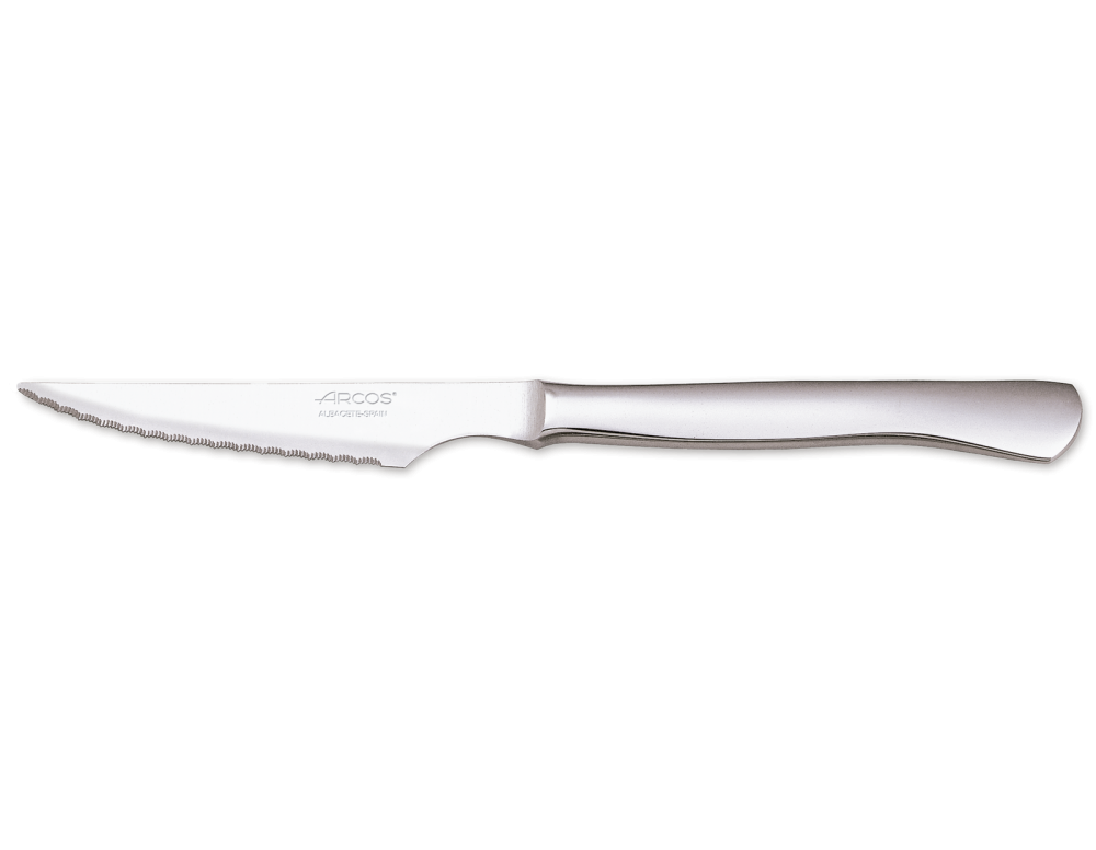 Cuchillo de mesa 11cm mango rojo Arcos