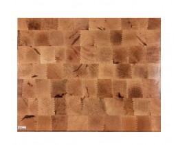 Tabla de corte mediana de madera de encina 450x250x60 mm