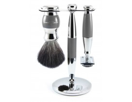 Set afeitar clásico gris Edwin Jagger