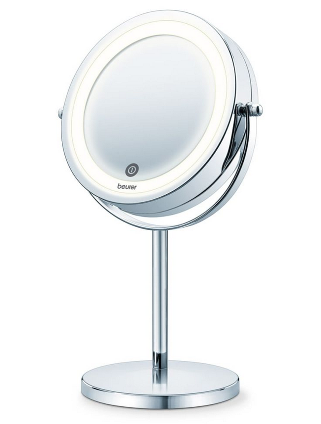 Espejo de aumento con pie x7 aumentos Ø 13 cm con luz Beurer - Ganivetería  Roca