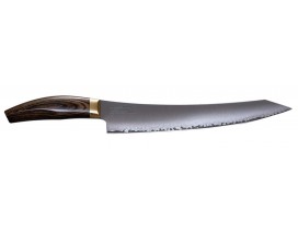 Cuchillo japonés santoku Suncraft Senzo Black 16,7 cm Damasco negro -  Ganivetería Roca