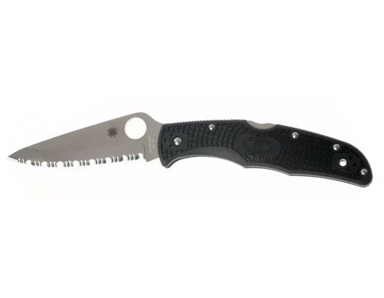 Navaja Spyderco Endura 4 C10SBK hoja con sierra para supervicencia. -  Ganivetería Roca